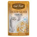 CatFest einekotike kanaliha ja lõhega tarretises kassidele